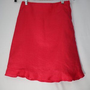 H&M Skirt, Linen Blend, Size 4